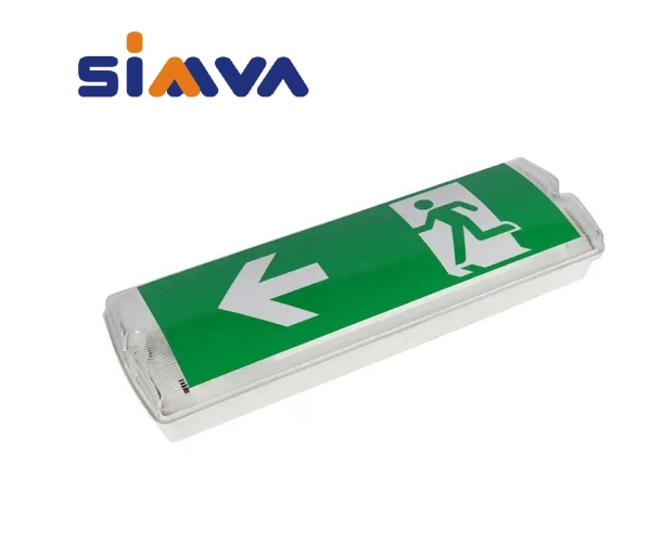 LED CB/CE Certified IP65 Rechargeable Bulkhead 3W3.2V Battery Exit Sign Emergency Light