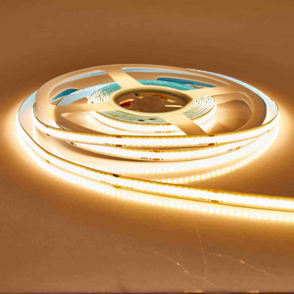 COB Single Color 10mm Width IP20 LED Strip Lighting