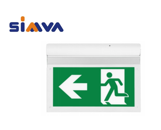 CB/CE Certified LED Rechargeable Maintained Exit Sign 2-Year Warranty Fire Emergency Light